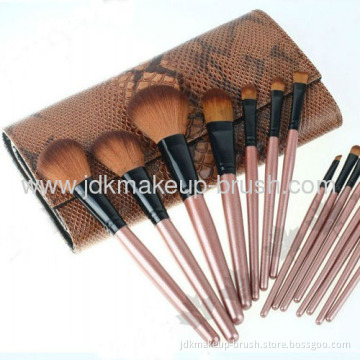 15pcs Goat Nylon Hair Cosmetic Makeup Brush Set 